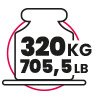 Maximum weight capacity Maximum weight capacity