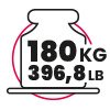 Maximum weight capacity Maximum weight capacity