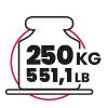 Maximum weight capacity Maximum weight capacity